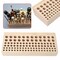 98 Holes Leather Craft Tool Wooden Rack Wood Punch Tool Stand Holder Organizer